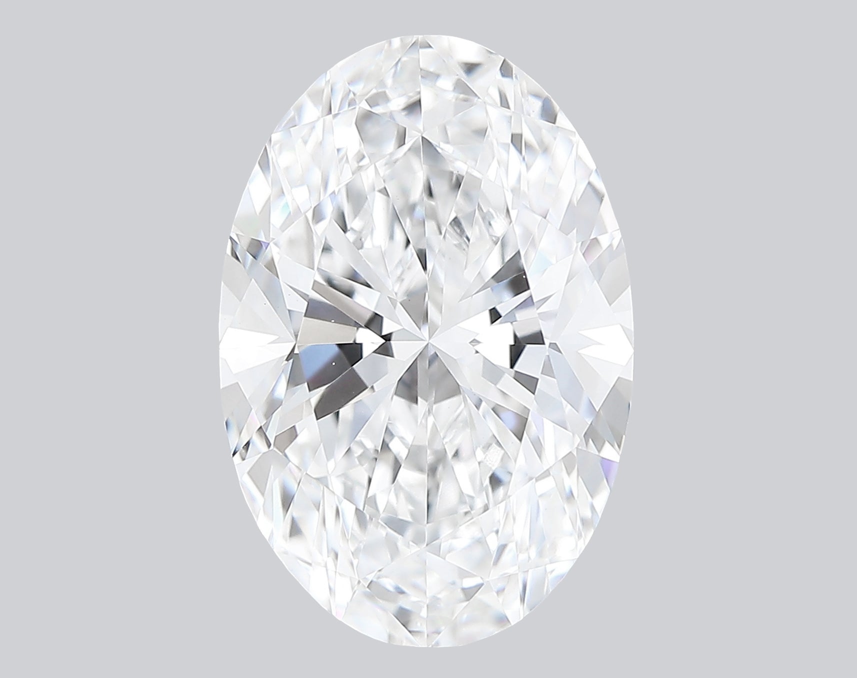 3.04 Carat D-VVS2 Oval Lab Grown Diamond - IGI (#122633)