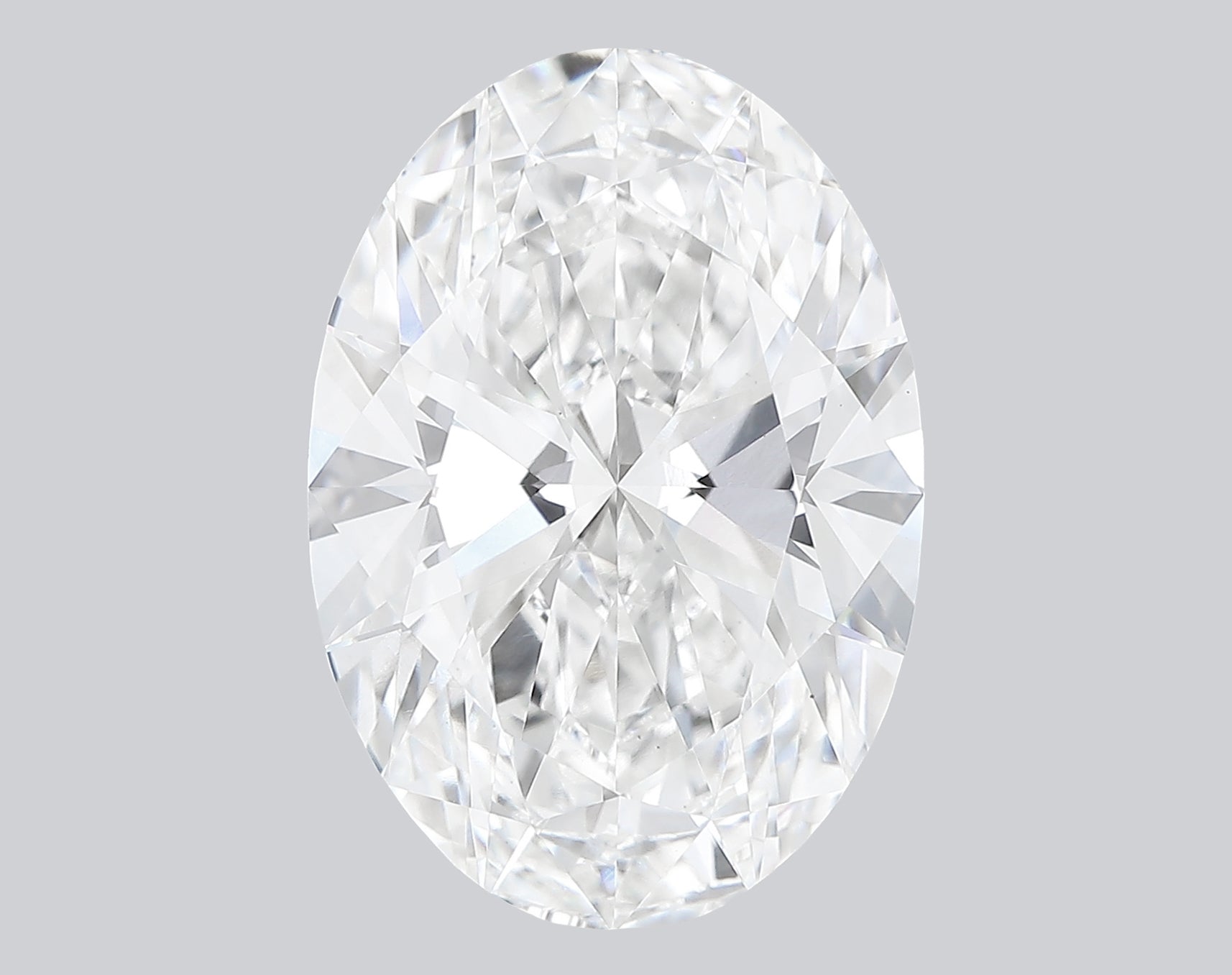 3.58 Carat F-VS1 Oval Lab Grown Diamond - IGI (#122654)