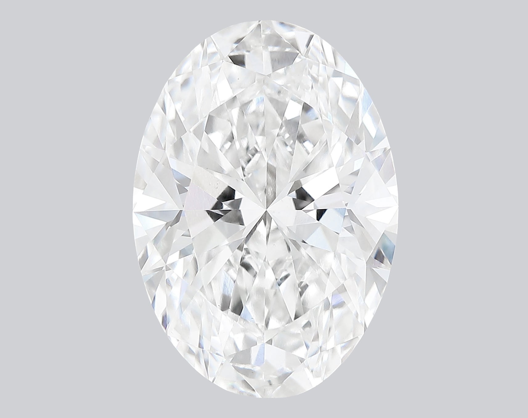 4.09 Carat F-VS1 Oval Lab Grown Diamond - IGI (#122936)
