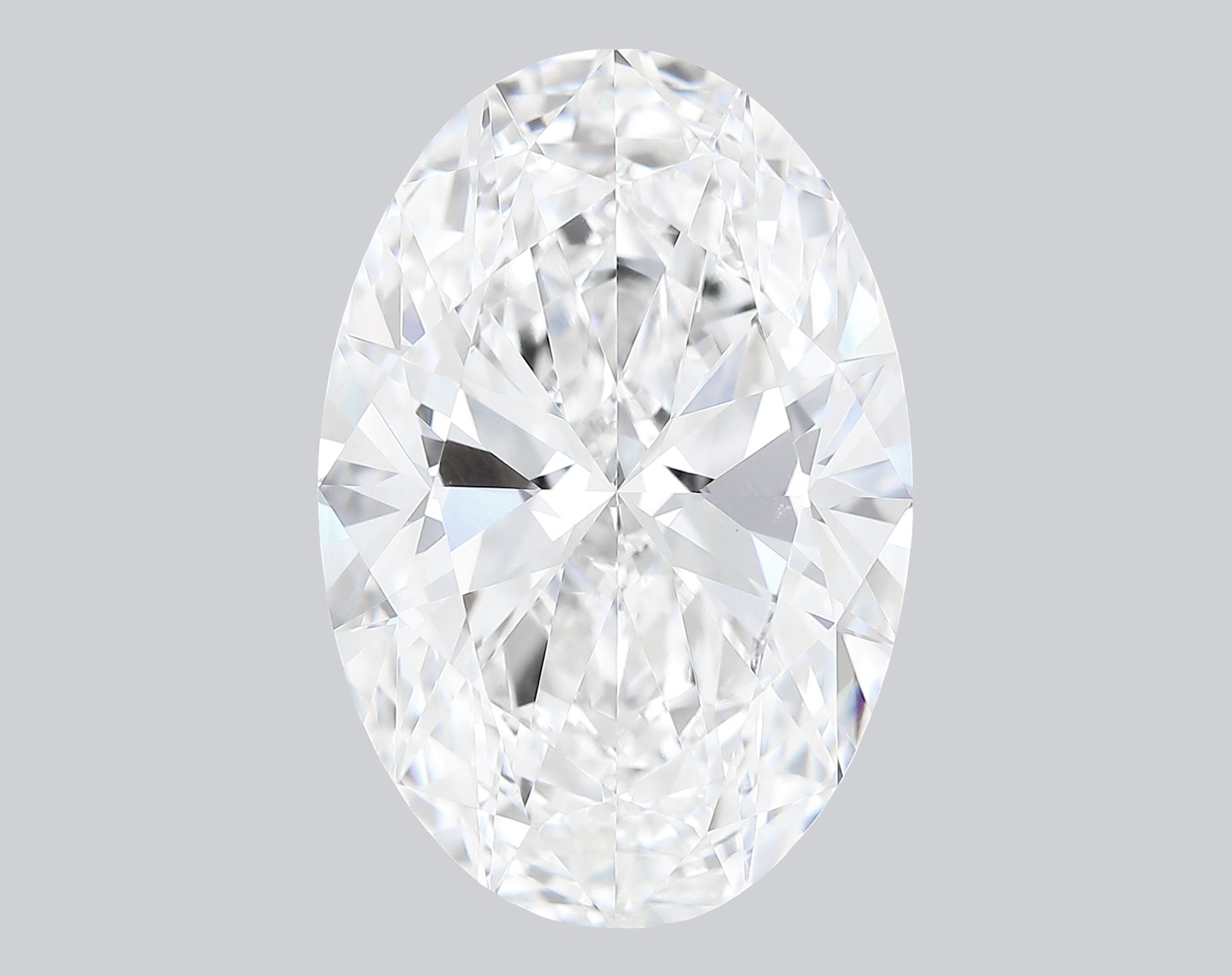 6.02 Carat F-VVS2 Oval Lab Grown Diamond - IGI (#122959)