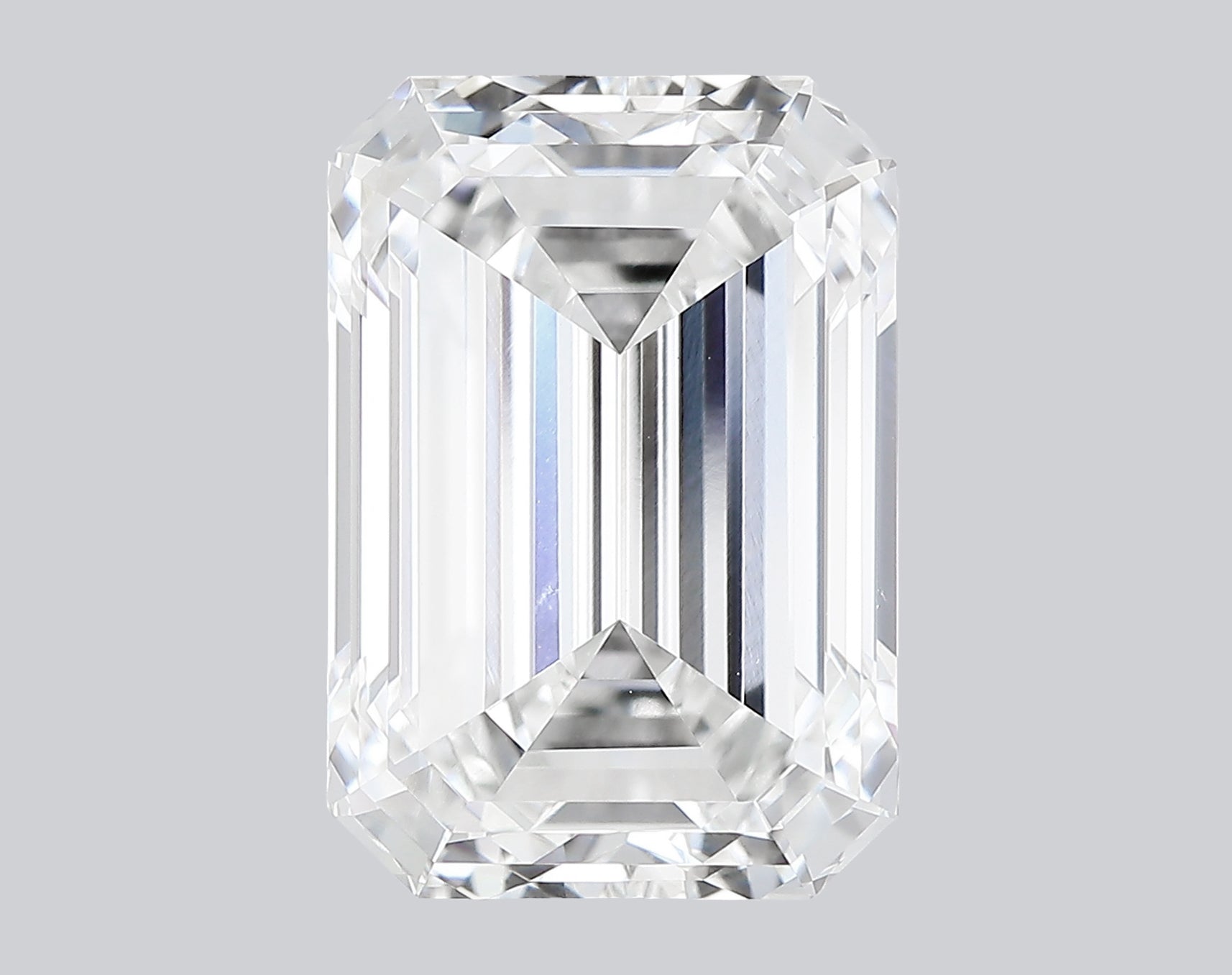 4.10 Carat F-VVS2 Emerald Lab Grown Diamond - IGI (#122973)