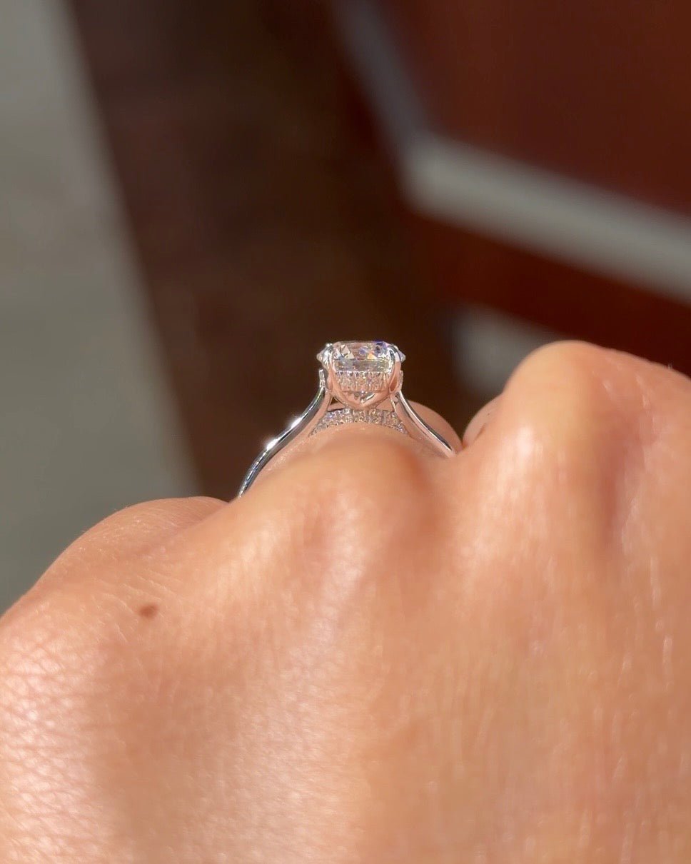 1.22ct D-VS1 Round Lab Diamond Alice - PBD Engagement Rings