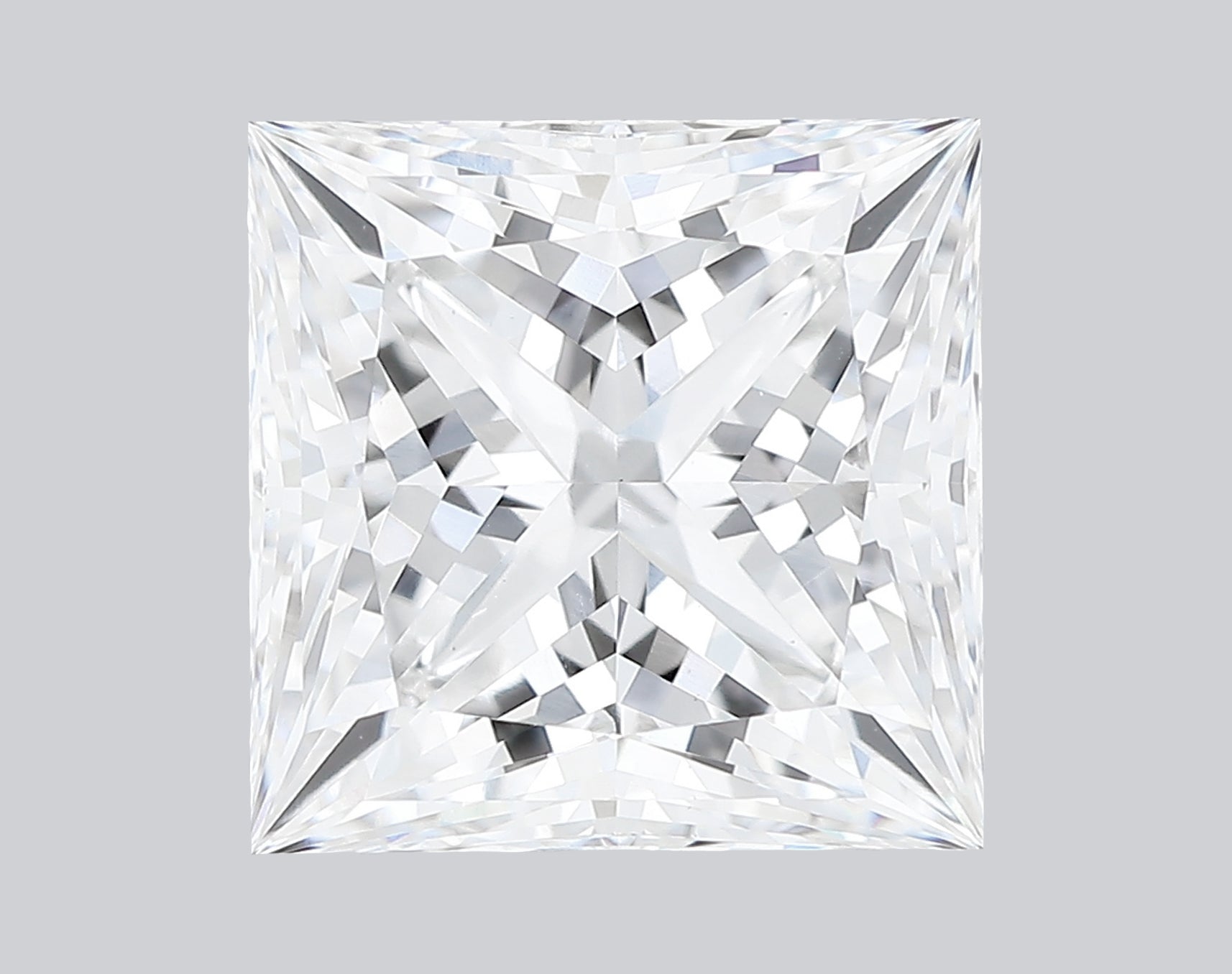 3.09 Carat D-VS1 Princess Lab Grown Diamond - IGI (#123153)