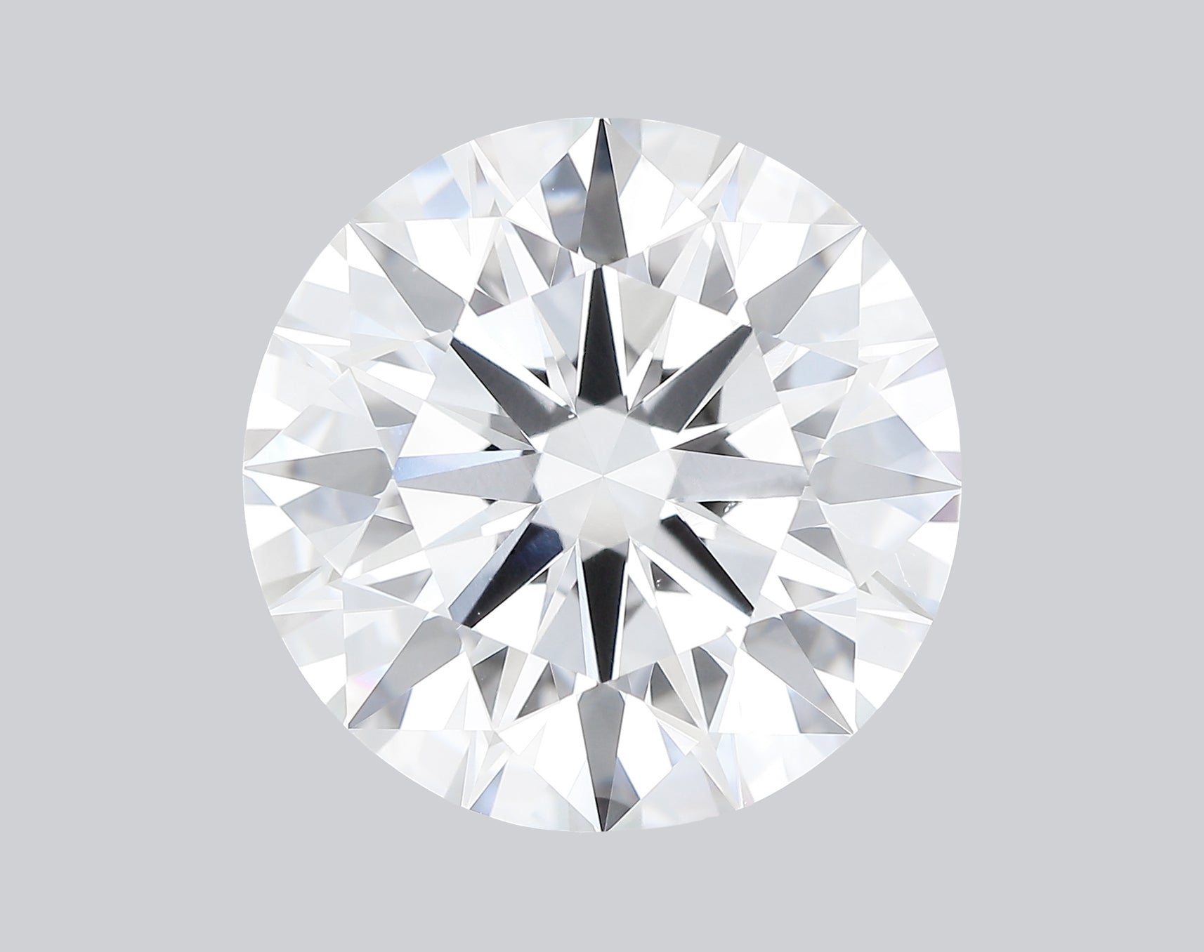 7.03 Carat F-VVS2 Round Lab Grown Diamond - IGI (#123314)