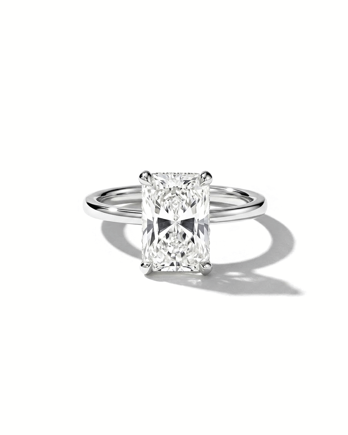 3.02ct E-VVS2 Radiant Lab Diamond Stephanie