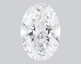 3.05 Carat D-VVS2 Oval Lab Grown Diamond - IGI (#124352)