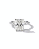 4.05ct E-VVS2 Radiant Lab Diamond Stephanie