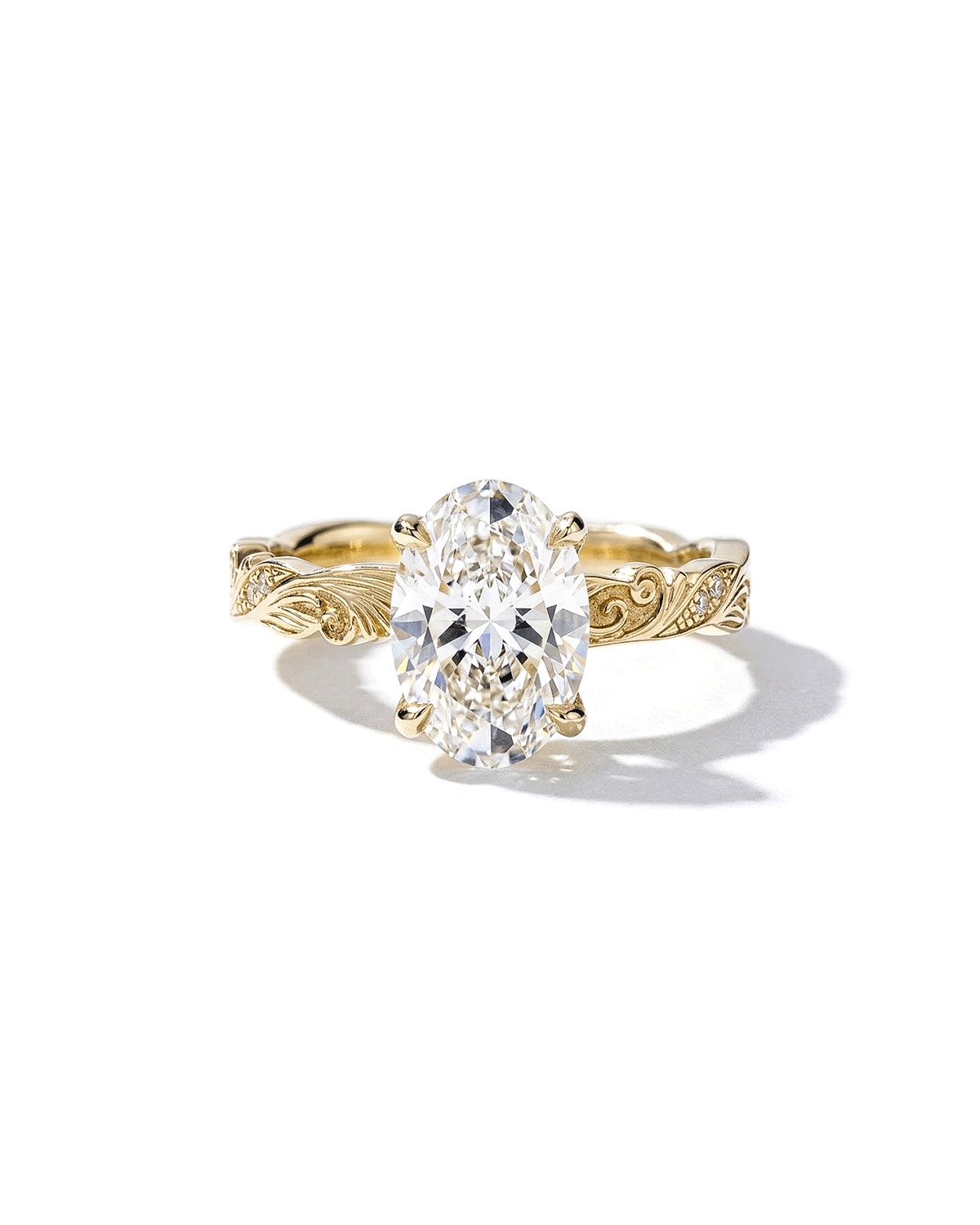 2.03ct F-VS1 Oval Lab Diamond Josephine