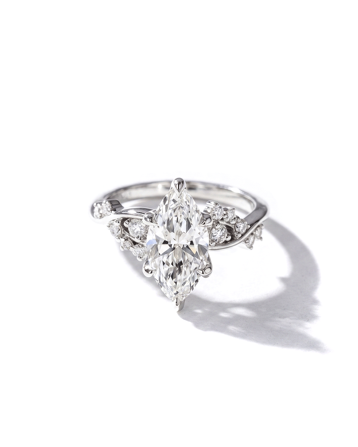 2.02ct E-VVS2 Marquise Lab Diamond Ariel