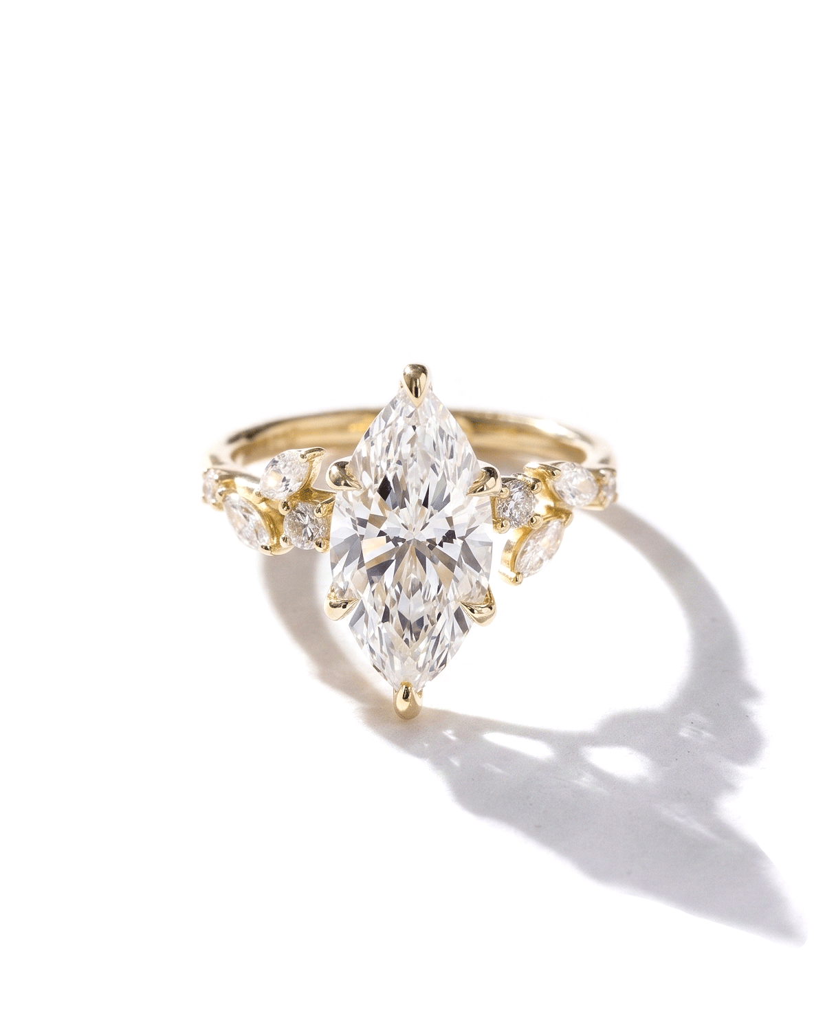 3.03ct E-VS1 Marquise Lab Diamond Sage