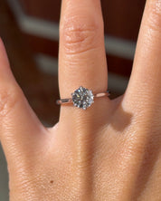 1.24ct D-VVS2 Round Lab Diamond Victoria - PBD Engagement Rings