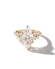 3.02ct E-VS1 Marquise Lab Diamond Supernova