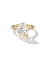 4.04ct F-VS1 Oval Lab Diamond Isabela