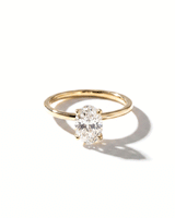 1.28ct D-VVS1 Oval Lab Diamond Caraline