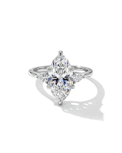 3.00ct F-VS1 Marquise Lab Diamond Petite Gracie