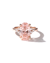 3.46ct Fancy Vivid Pink VS1 Oval Lab Diamond Lindsey
