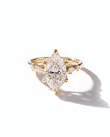 3.03ct E-VVS2 Dutch Marquise Lab Diamond Jillian