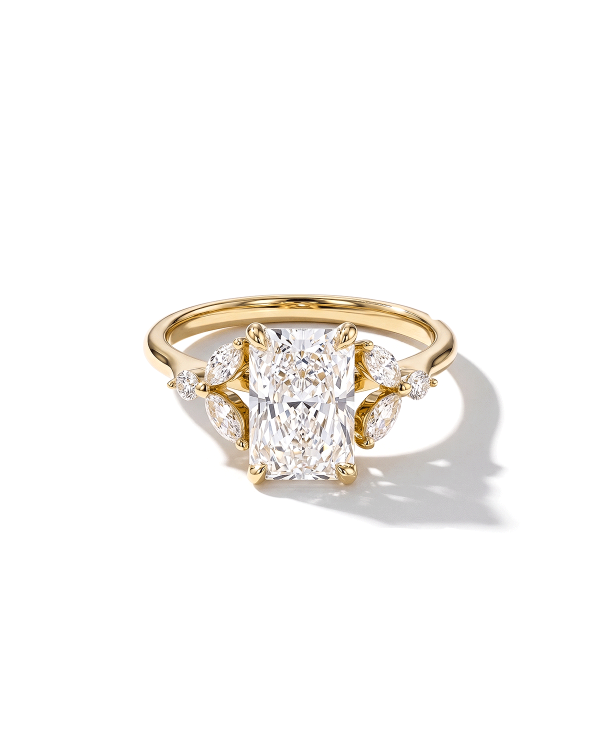 2.22ct D-VVS2 Radiant Lab Diamond Sarah