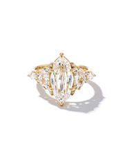 2.98ct E-VVS2 Step Cut Marquise Lab Diamond Step Cut Marissa