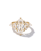 2.98ct E-VVS2 Step Cut Marquise Lab Diamond Step Cut Marissa