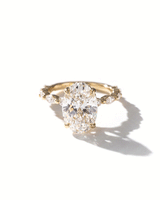 4.02ct D-VS1 Oval Lab Diamond Rei