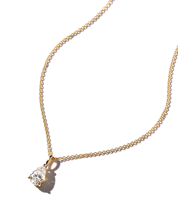1.50ct Brandi Slider Pear Necklace Yellow Gold