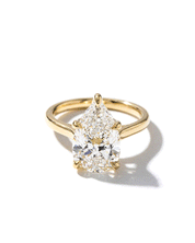 4.00ct E-VS1 Pear Lab Diamond Hana
