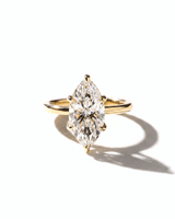 3.06ct E-VVS2 Marquise Lab Diamond Kayla