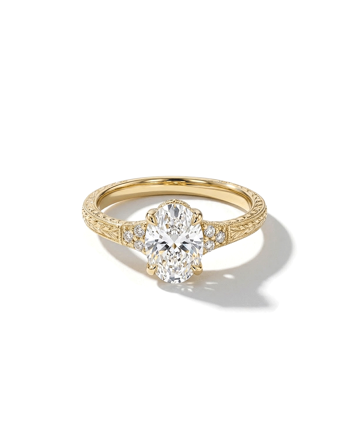 1.04ct D-VS1 Oval Lab Diamond Isla