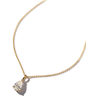 2.04ct Brandi Slider Pear Necklace Yellow Gold