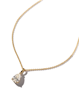 2.04ct Brandi Slider Pear Necklace Yellow Gold