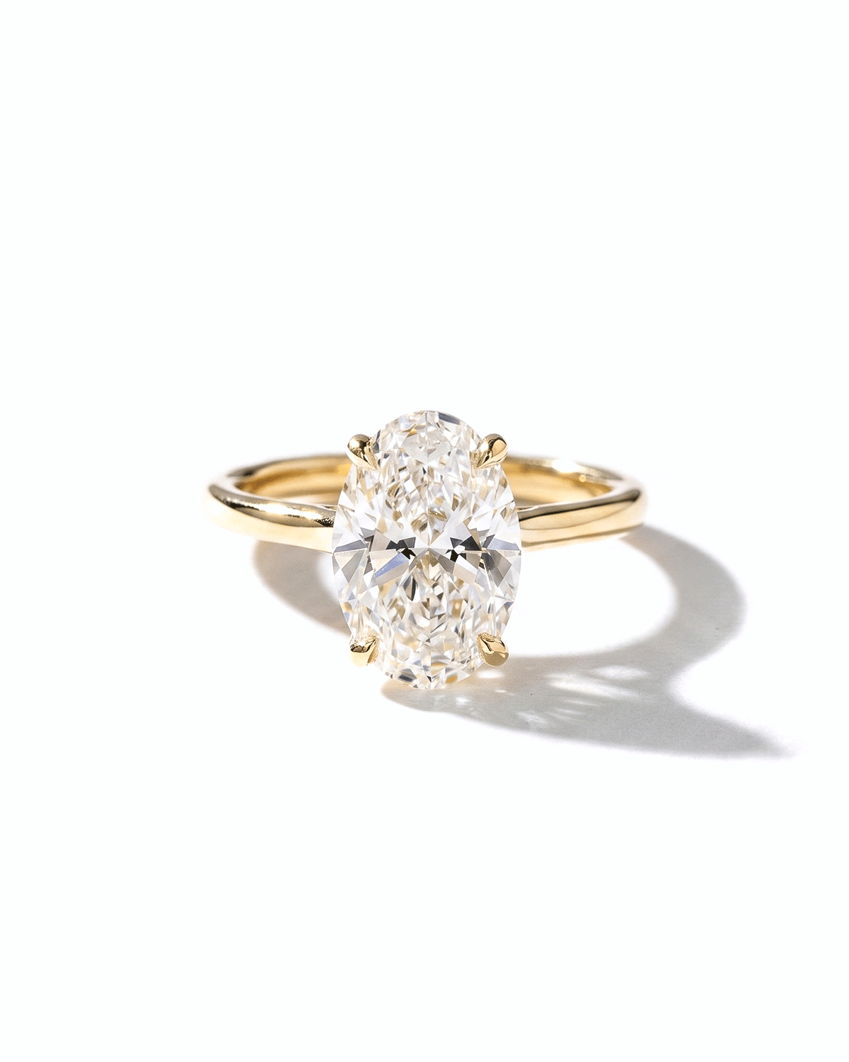 3.01ct E-VS1 Oval Lab Diamond Alice