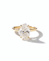 3.01ct E-VS1 Oval Lab Diamond Alice