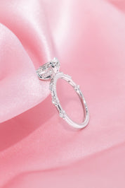 1.25ct D - VVS2 Oval Lab Diamond Daisy - PBD Engagement Rings