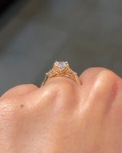 1.25ct F-VVS2 Oval Lab Diamond Lindsey - PBD Engagement Rings