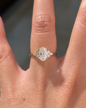 1.25ct F-VVS2 Oval Lab Diamond Lindsey - PBD Engagement Rings