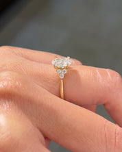 1.25ct F-VVS2 Oval Lab Diamond Lindsey - PBD Engagement Rings