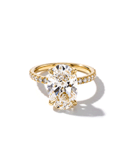 4.10ct D-VVS2 Oval Lab Diamond Kayla