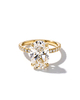 4.10ct D-VVS2 Oval Lab Diamond Kayla