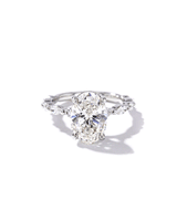 3.07ct F-VVS2 Oval Lab Diamond Rei