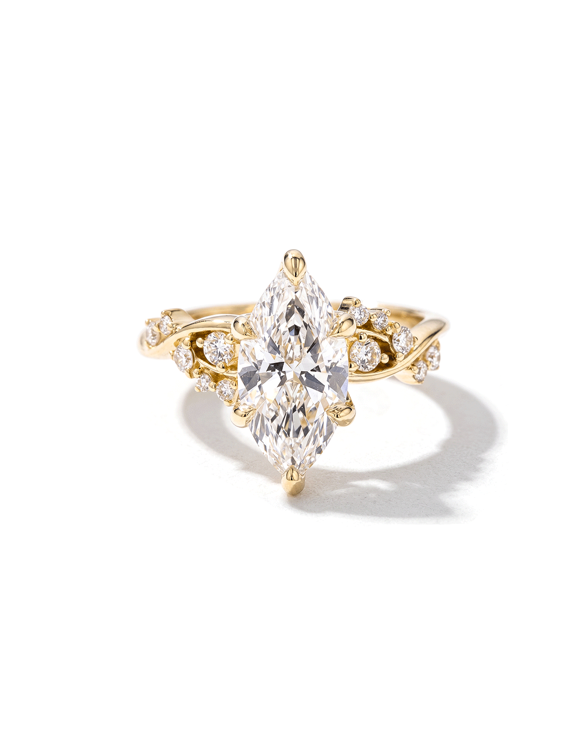 2.10ct D-VS1 Marquise Lab Diamond Ariel