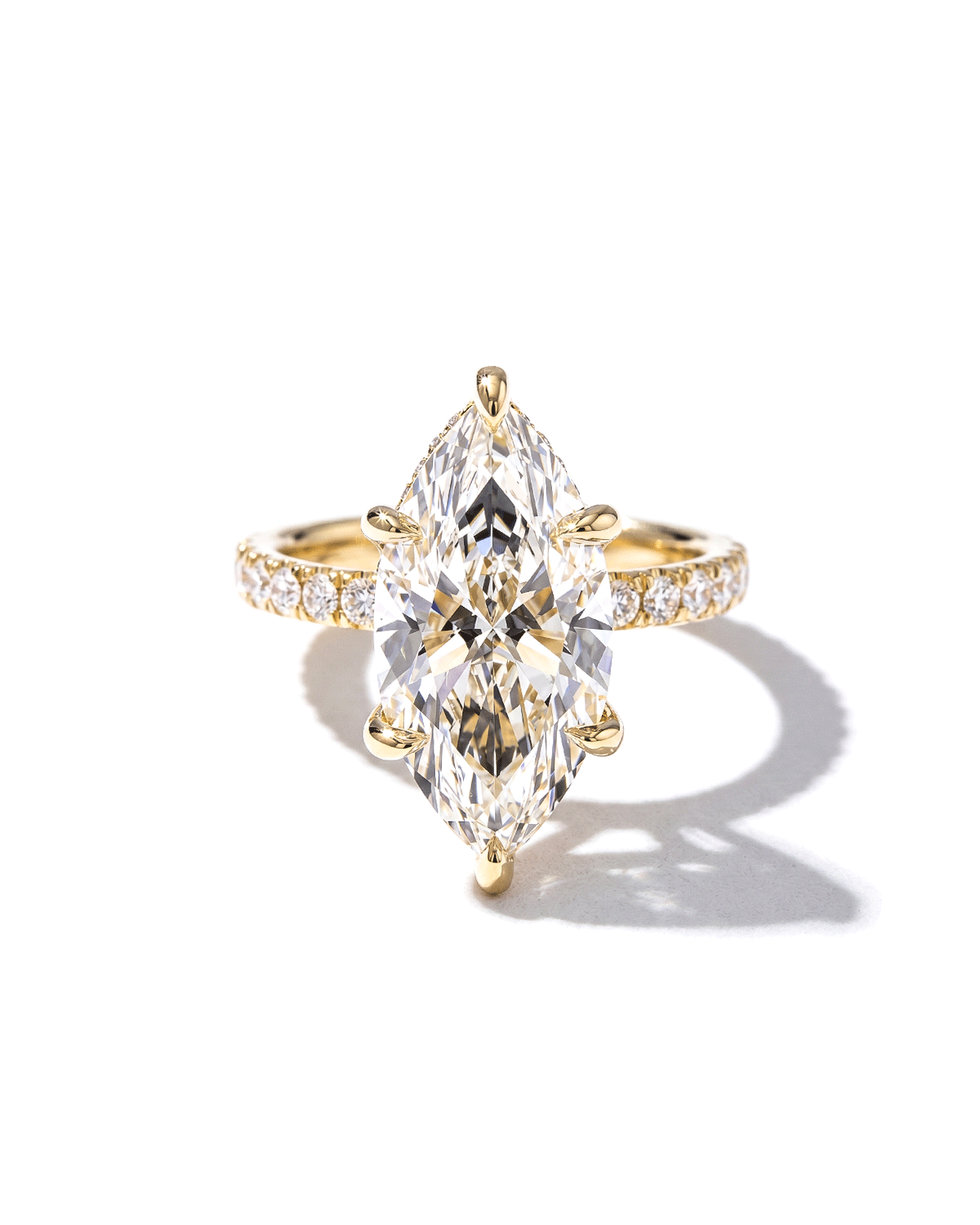 5.09ct F-VVS2 Marquise Lab Diamond Kayla