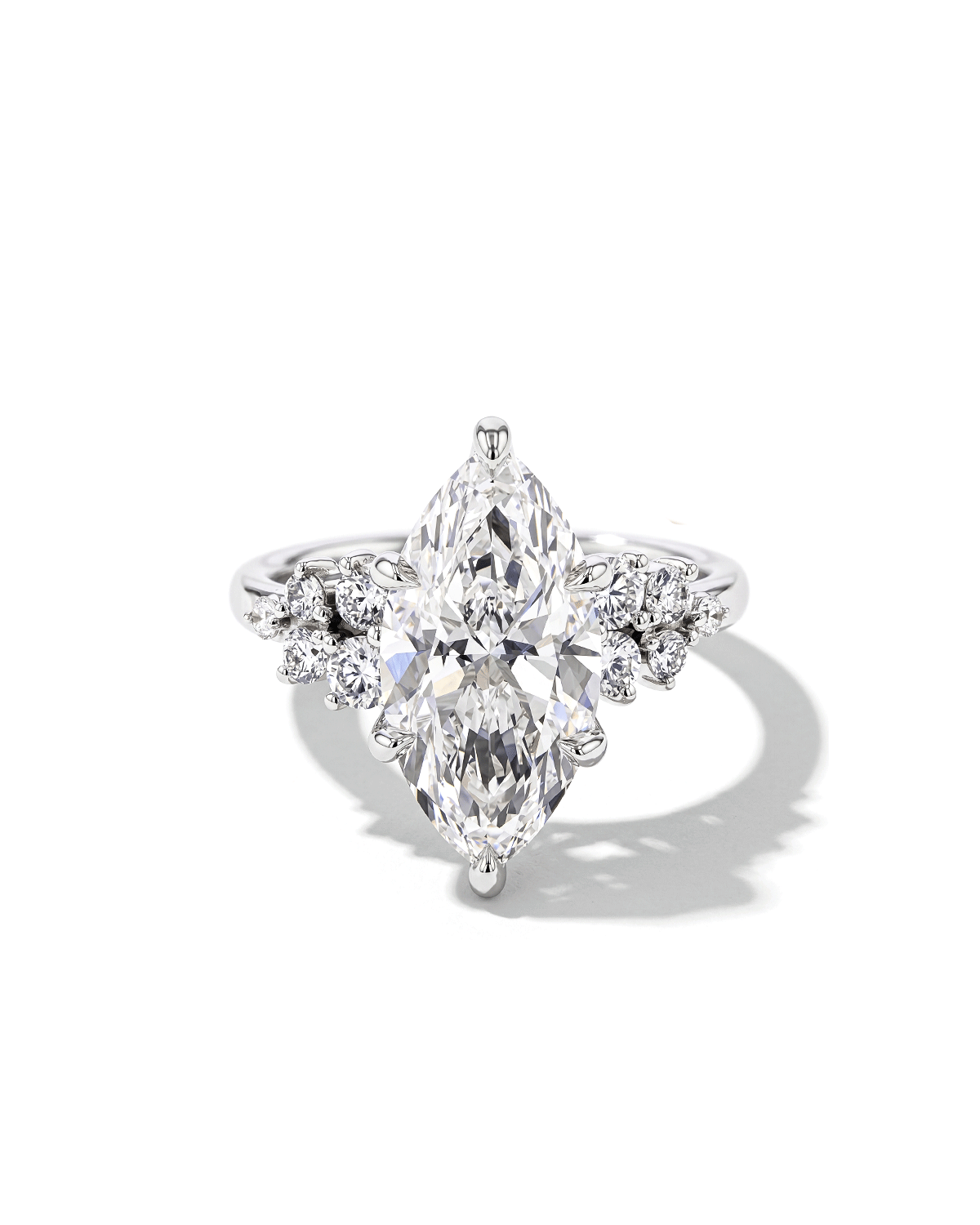 4.01ct D-VS1 Marquise Lab Diamond Supernova