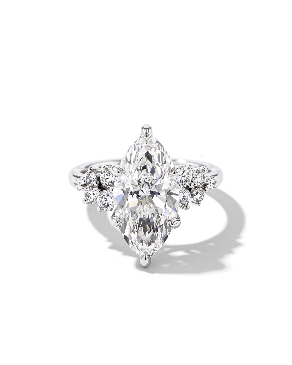 4.01ct D-VS1 Marquise Lab Diamond Supernova