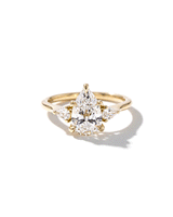1.52ct D-VVS2 Pear Lab Diamond Petite Gracie