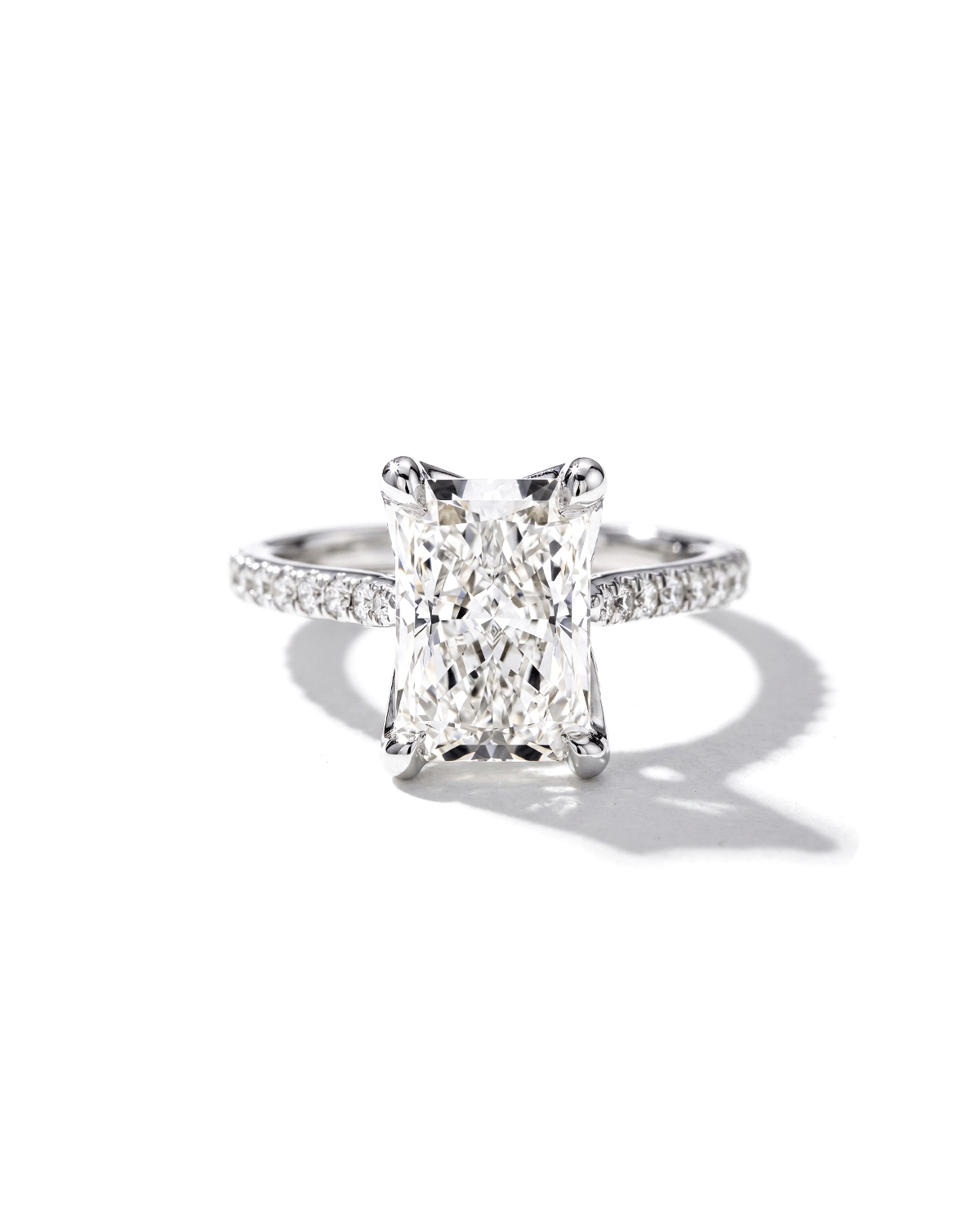 3.07ct E-VS1 Radiant Lab Diamond Isabela
