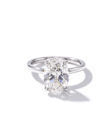 3.03ct E-VVS2 Oval Lab Diamond Kayla