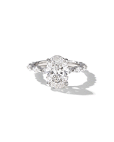 3.02ct F-VVS2 Oval Lab Diamond Rei