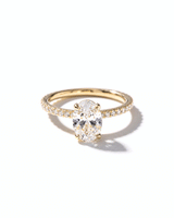1.27ct D-VVS2 Oval Lab Diamond Stephanie