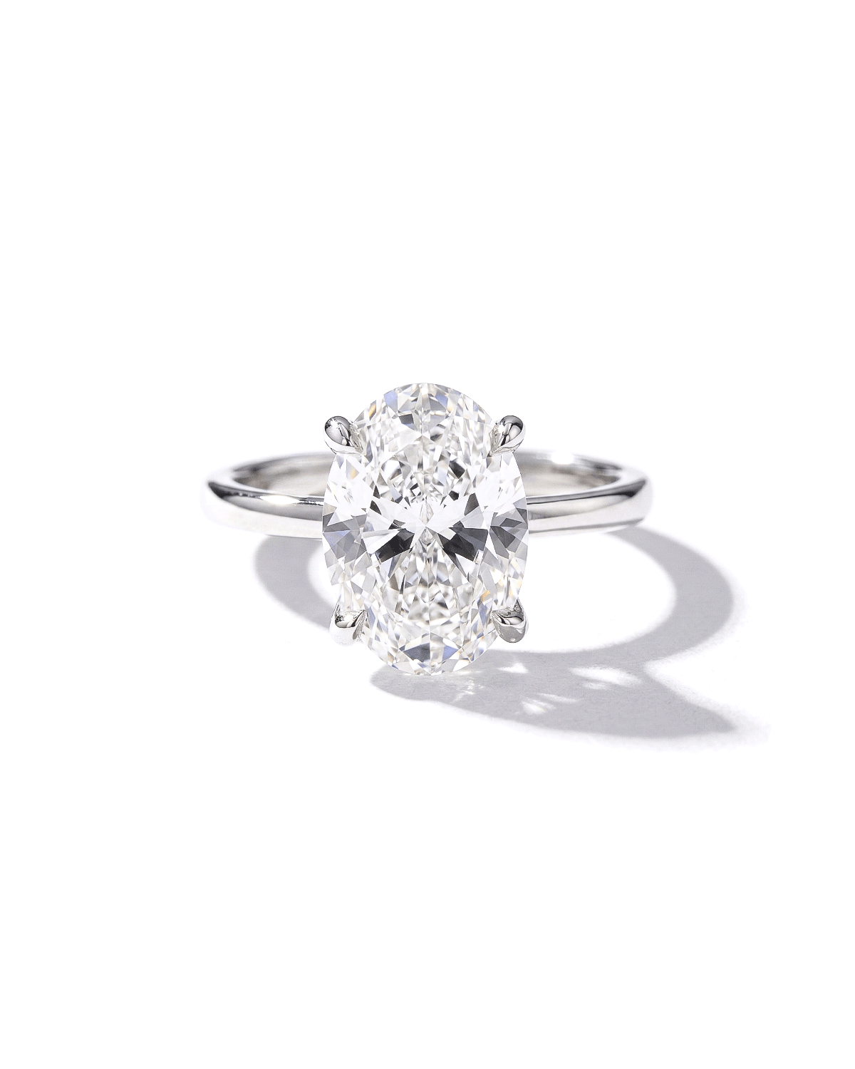 2.51ct D-VVS2 Oval Lab Diamond Caraline